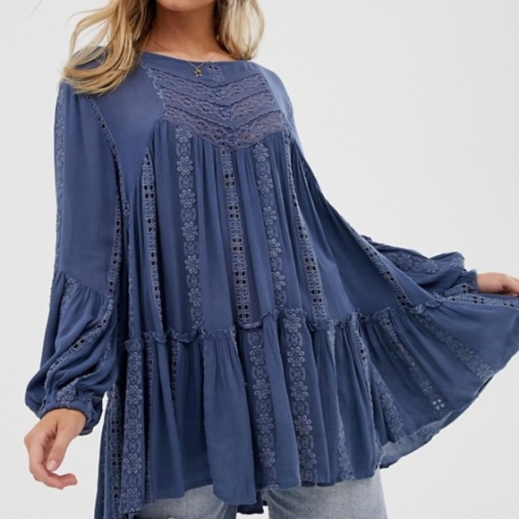 Free People Tops - Free People  Kiss Kiss Tunic